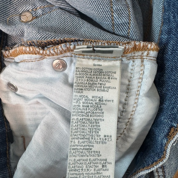 7 For All Mankind Light Blue Ankle Jeans - Picture 8 of 9